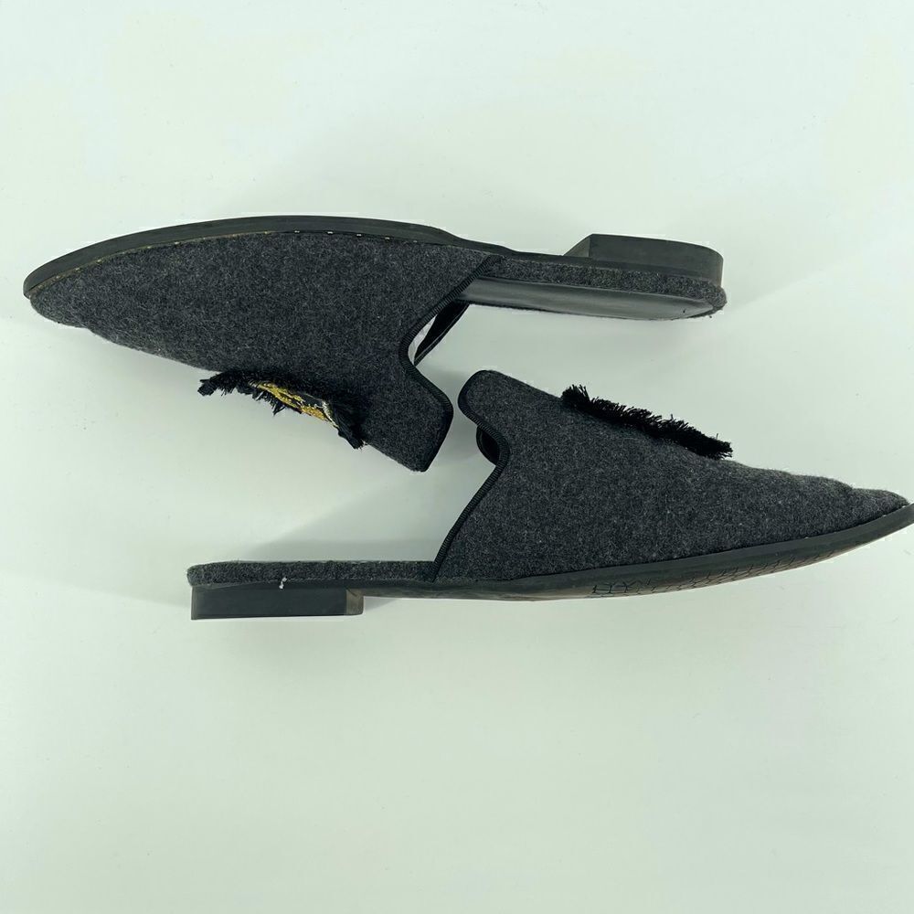 Treasure & Bond Laine Womens Gray Embellished Wool Blend Slip On Mules Size 7.5M - Picture 4 of 13